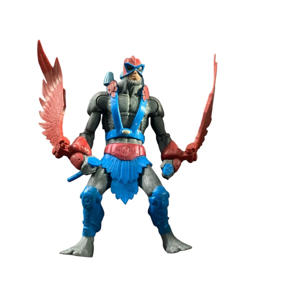 MOTU, Stratos, 200x, complete, He-Man figure, Masters of the Universe, 100%.